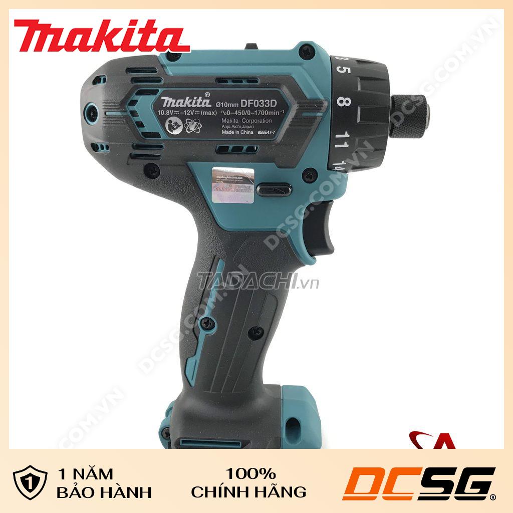 Máy Bắn Vít Dùng Pin 12Vmax Makita 12V DF033DZ (không pin sạc)