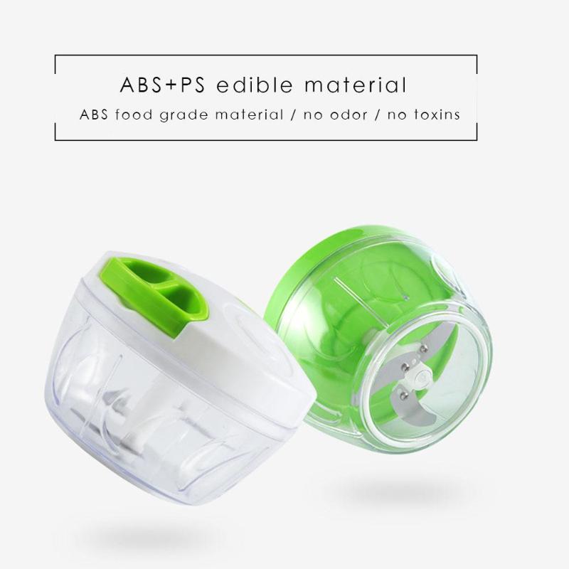 【High-quality】Hand Chopper Manual Rope Food Processor Silcer Shredder Salad Maker Garlic Press Onion Slicer Vegetable Fruit ter Kitchen Too. 
