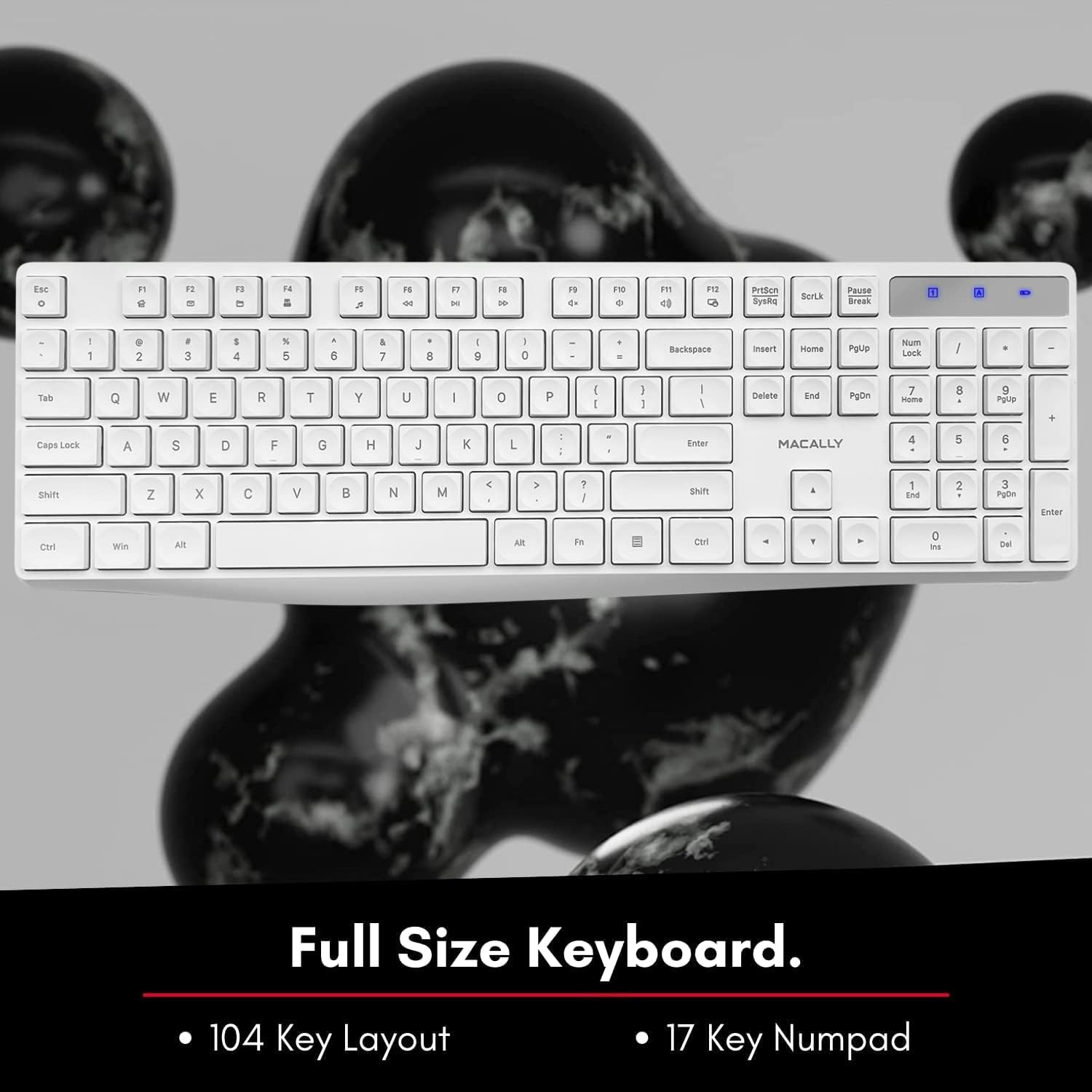 Macally%20Wireless%20Keyboard%20-%202.4G%20Ergonomic%20Full%20Size%20White%20Keyboard%20with%20Numeric%20Keypad%20&%2013%20Shortcut%20Keys%20-%20Plug%20&%20Play%20Quiet%20Cordless%20Keyboard%20for%20Laptop,%20PC,%20Windows%20Desktop,%20and%20Chromebook%20-%20Image%2010