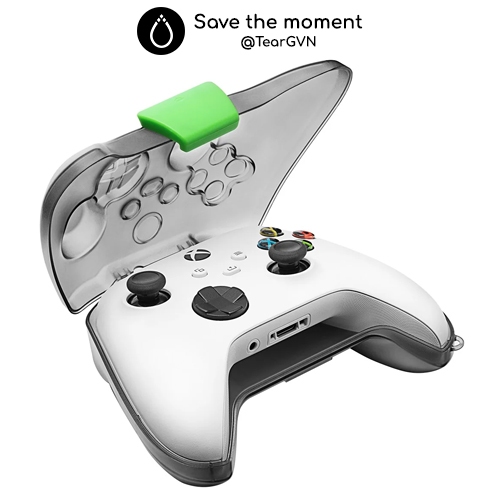 Hộp cứng trong suốt Tomtoc bảo vệ tay cầm PS5 / Xbox Series SX / Switch Pro Controller