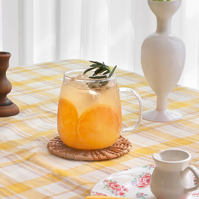 Heat-Resistant Glass Cup 500ml S024T Samahome Shop