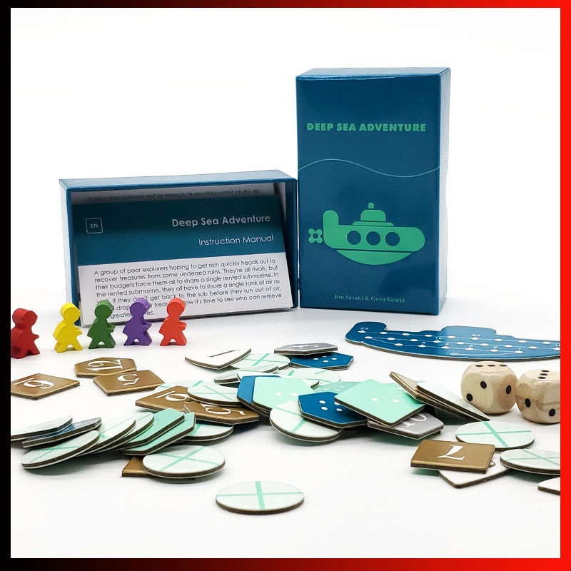 Ready Stock Board Games Deep Sea Adventure A Treasure Hunting Travel Board Game Lazada Singapore
