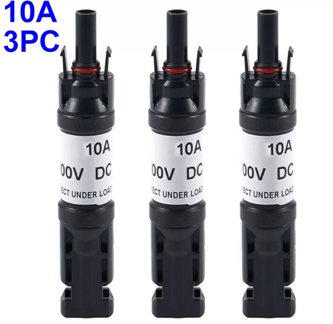 MC4 Fuse Connector 10A/15A/20A 1000V DC Photovoltaic solar cable IP67 Waterproof MC4 Solar