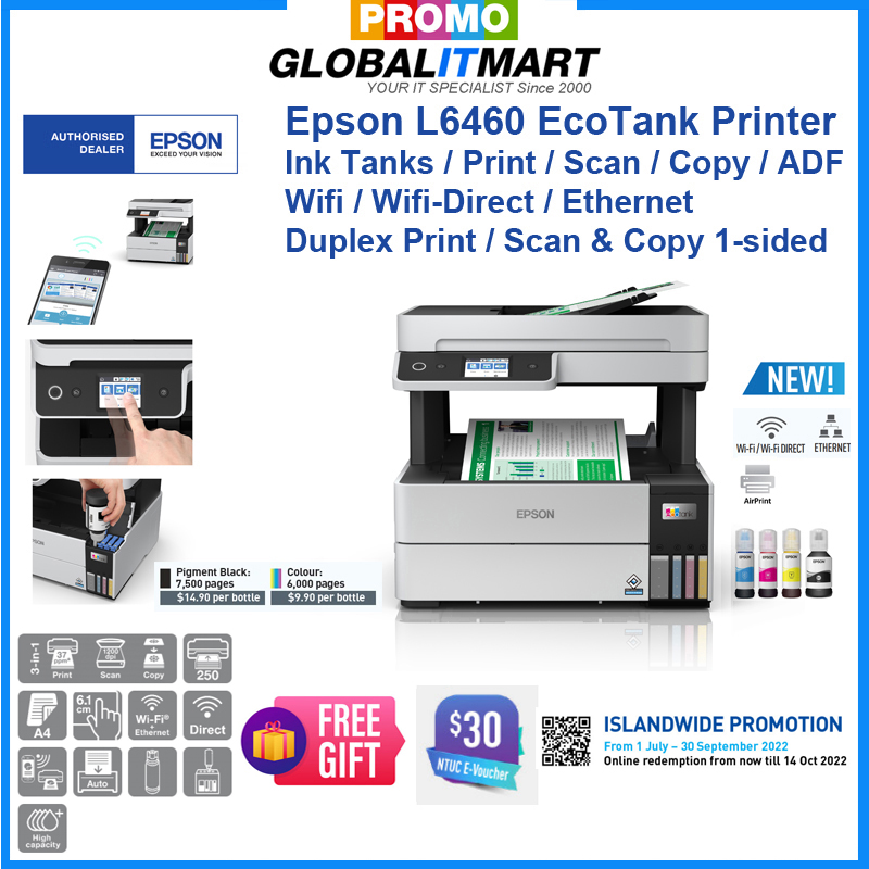 EPSON Printer L6460 EcoTank printer Ink 