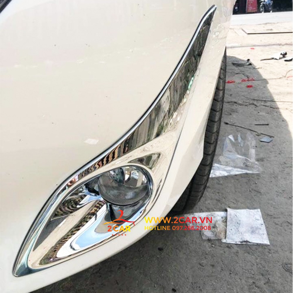 Ốp viền đèn gầm trước toyota vios 2019- 2020