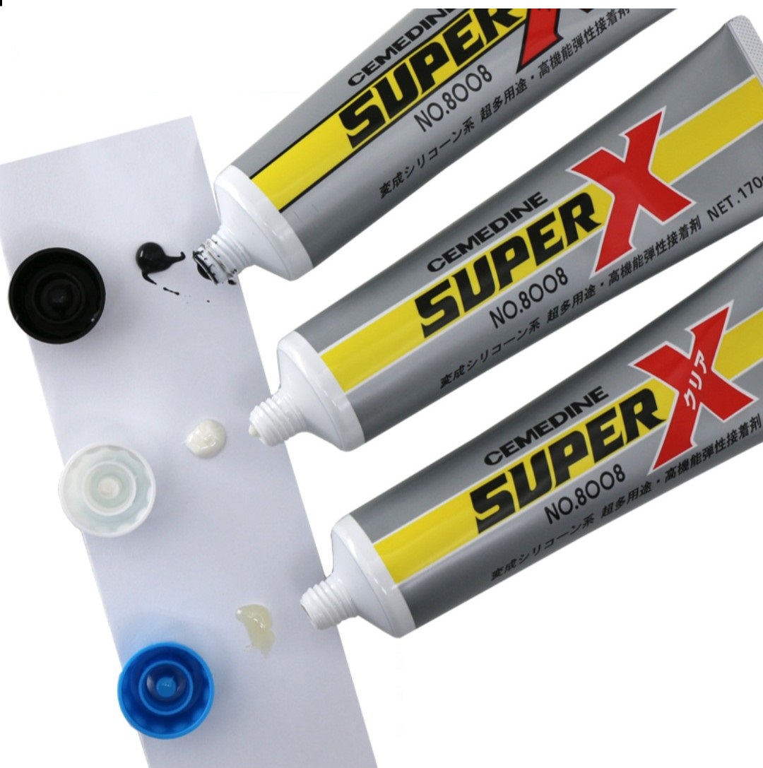セメダイン 一液常温硬化型多用途弾性接着剤(速硬化型)スーパーXG777ホワイト 135ｍｌ 5セット - 1