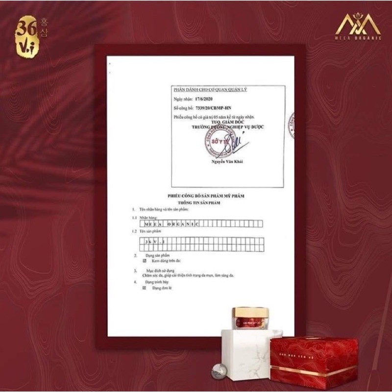 Cao sâm mụn đỏ 36 vị 15gr....