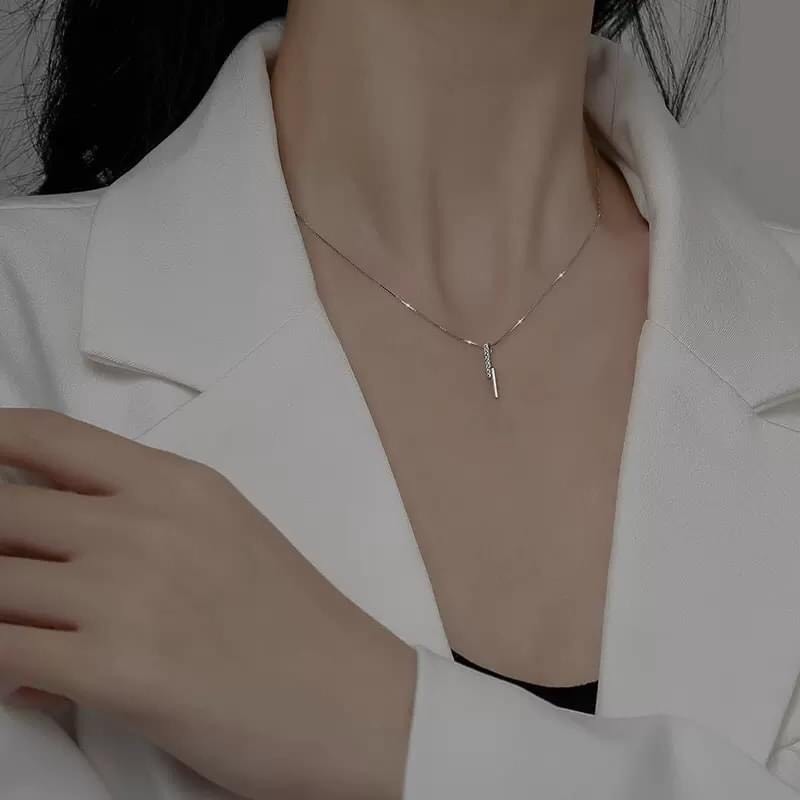 Dây chuyền bạc nữ kết đơn nhà since [ Bạc 925 ]
