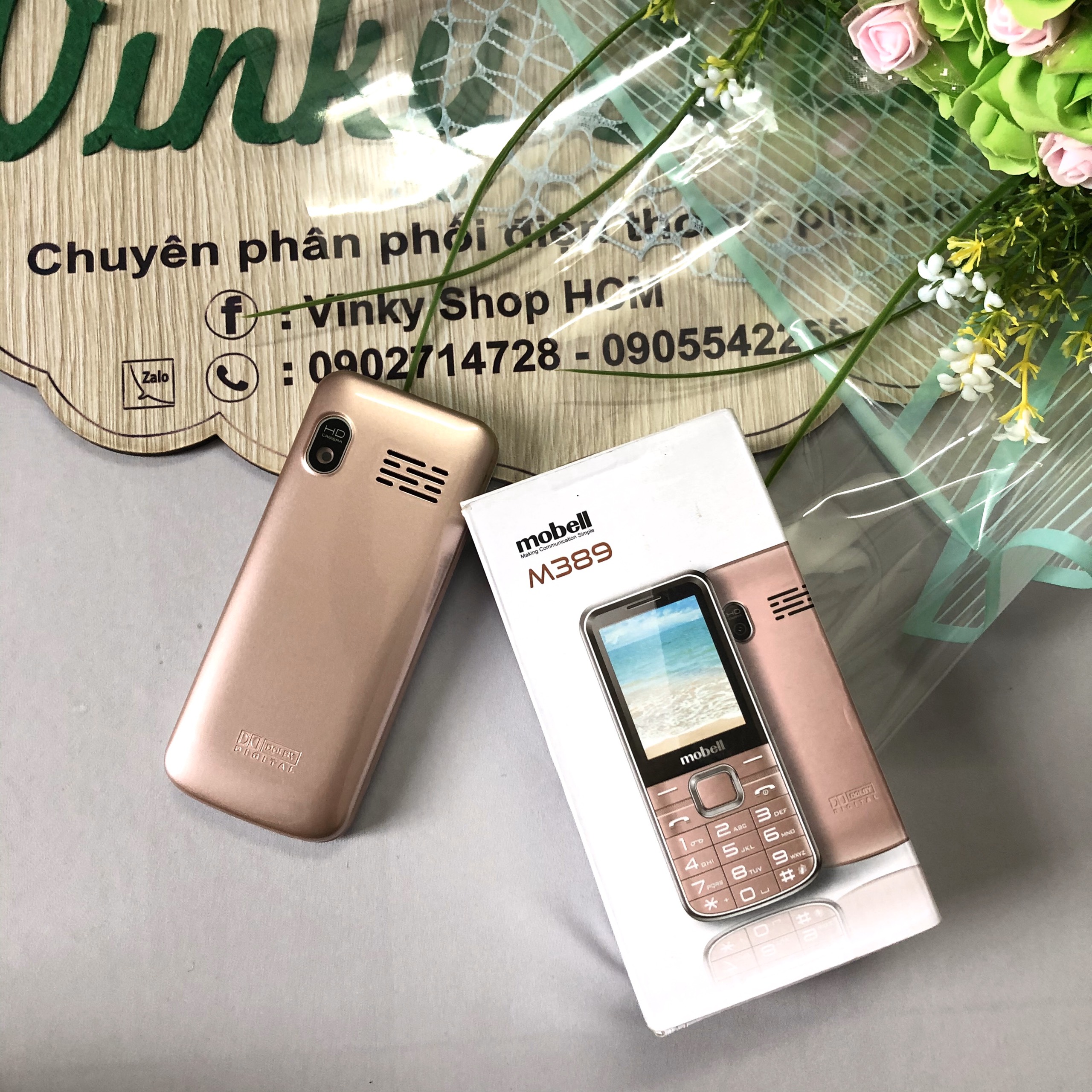 Điện thoại Mobell M389 2 sim mới Fullbox Bảo hành 12 tháng