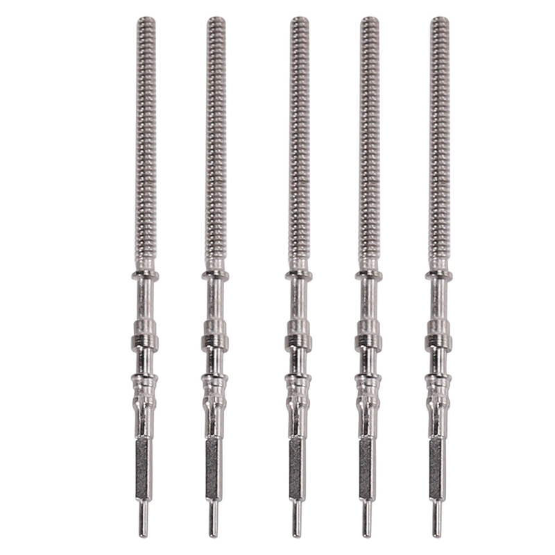 5pcs movement watch steel stem crown kit watch of parts nh35 nh36 nh38 nh39 movement watch stem spare parts