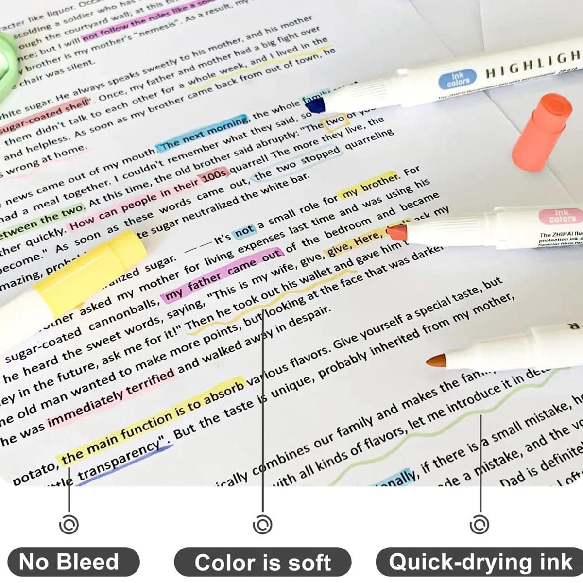 %E3%80%90The%20Quiet%20Page%E3%80%915/10/15/25%20Colors%20Zhipai%20Highlighters%20Pen%20Set%20Drawing%20Markers%20Dual%20Cute%20Pen%20Kawaii%20Stationery%20Pastel%20Highlighter%20School%20Supplies%20-%20Image%204