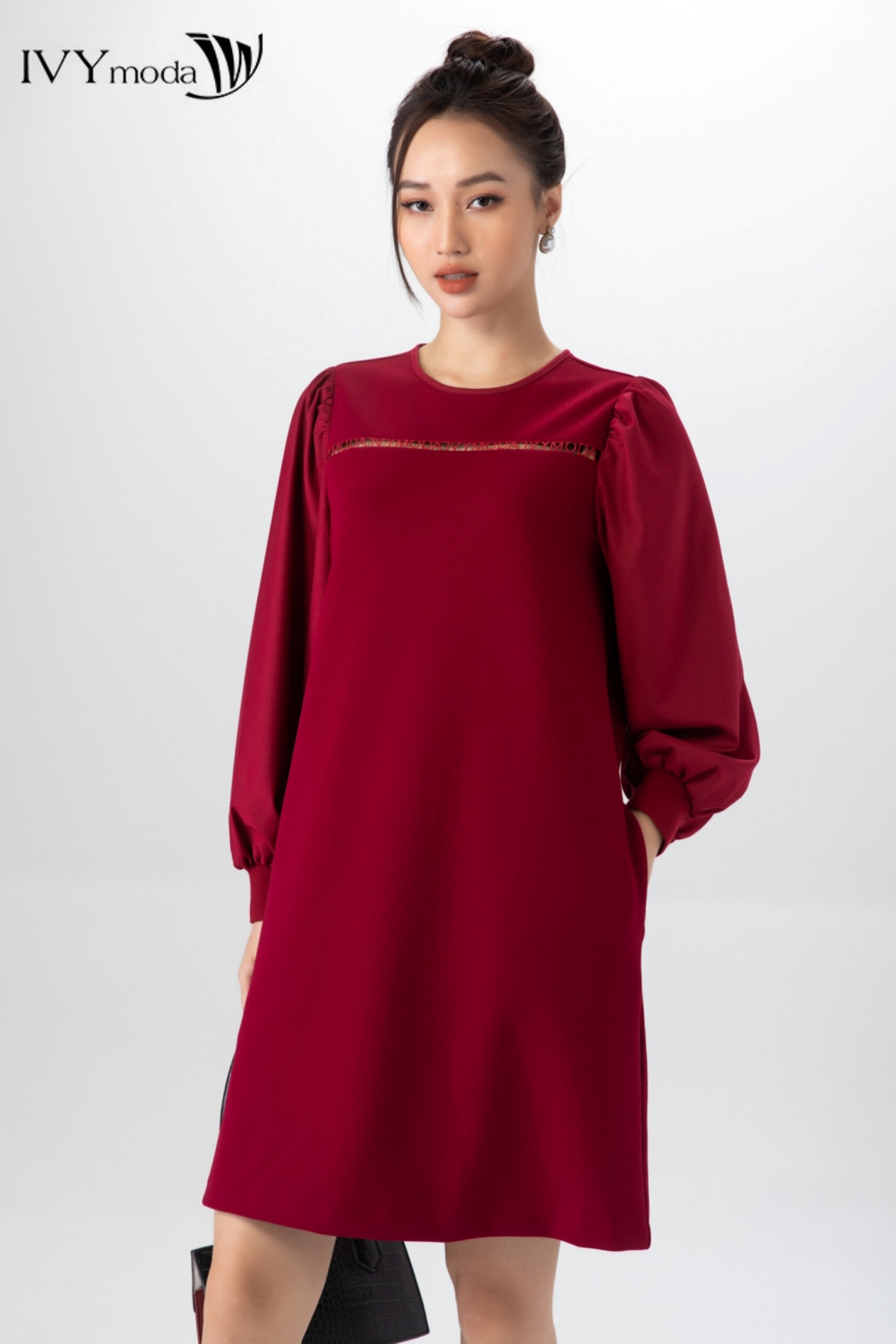 Đầm thun dáng suông IVY moda MS 42B9053