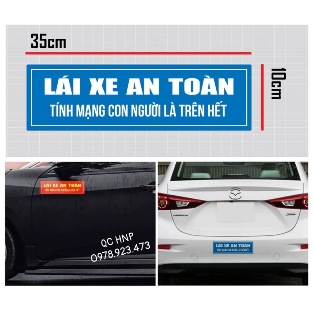 Decal dán Xe Oto, Xe Khách, Xe Tải