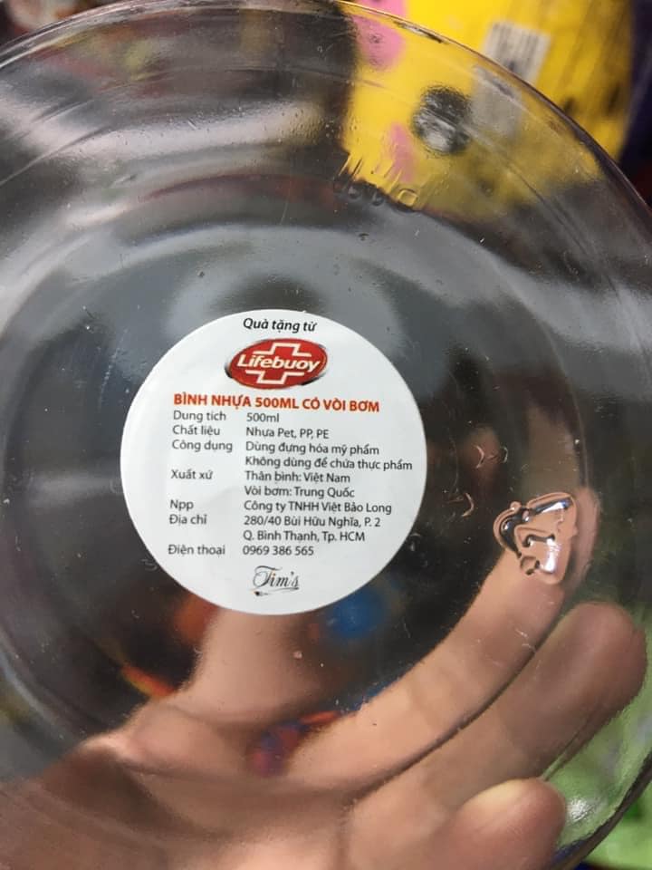 Combo 3 chai nhựa có vòi 500ml