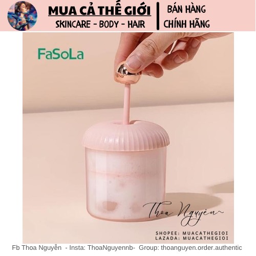 Cốc tạo bọt sữa rửa mặt fasola