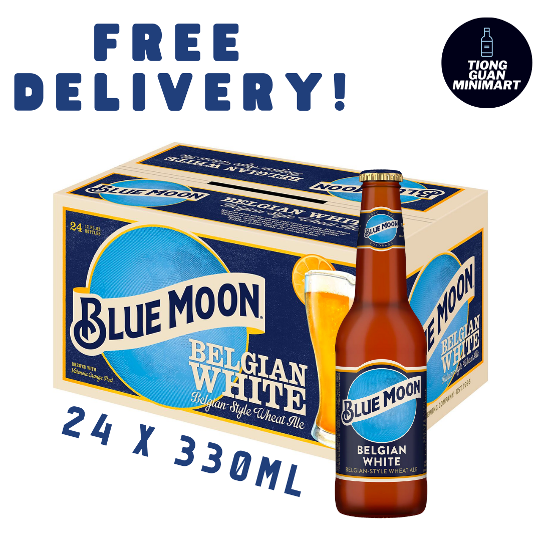 BLUE MOON BELGIAN WHITE 330ml×24本　2箱　48本 BLUE MOON BELGIAN WHITE 330ml×24本 2箱 48本 Amazon.co.jp: ブルー