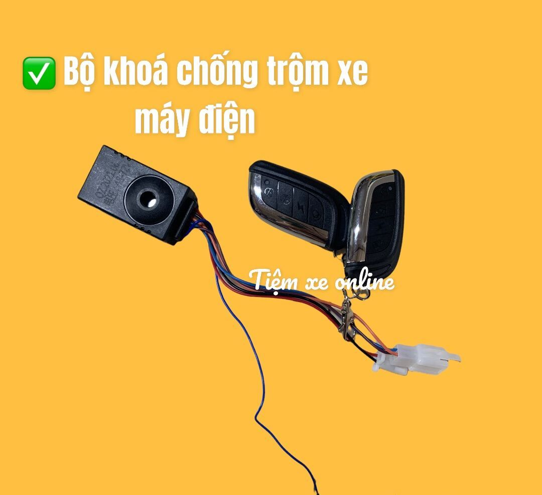 Bộ chống trộm xe điện lắp cho  xe từ 48V-72V