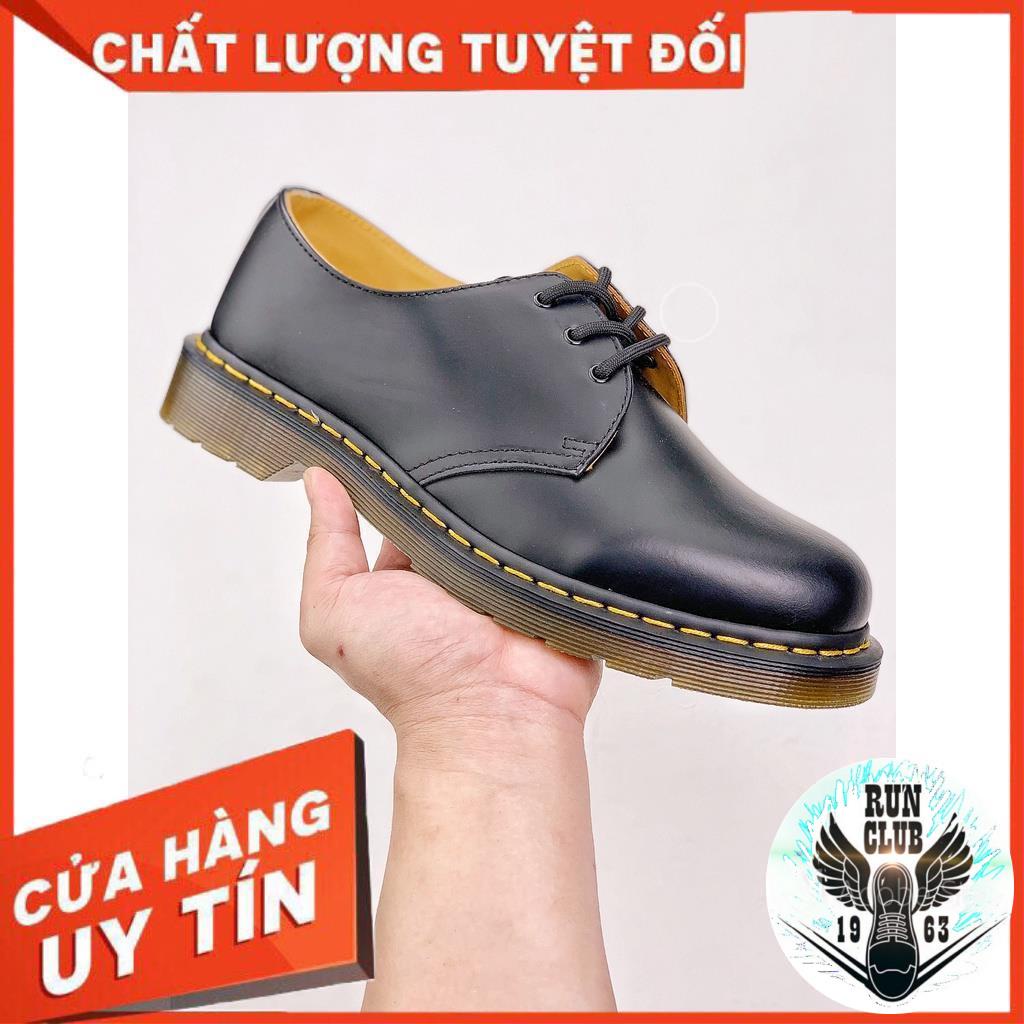 [Ảnh thật] giầy Dr.Martens đen cổ thấp thời trang nam nữ