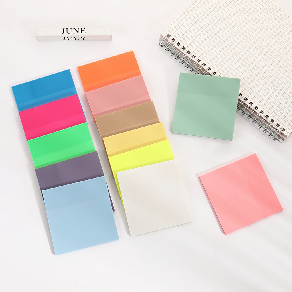 Giấy note trong suốt kích thước 7.5x7.5cm -Lumbley