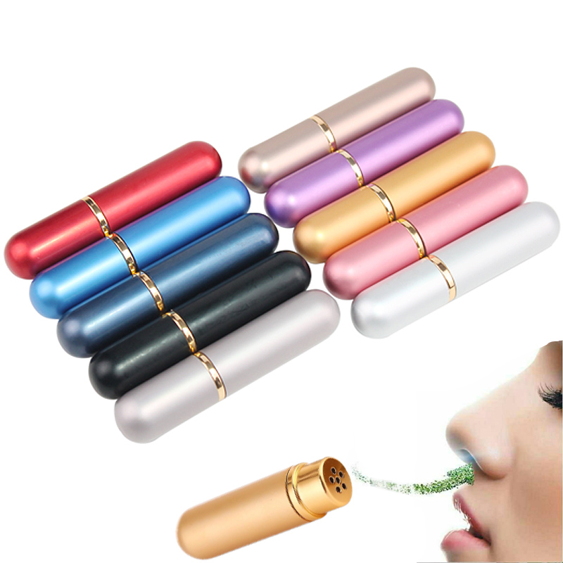 10pcs 10Colors Metal Nasal Inhalers for Essential Aromatherapy Empty ...