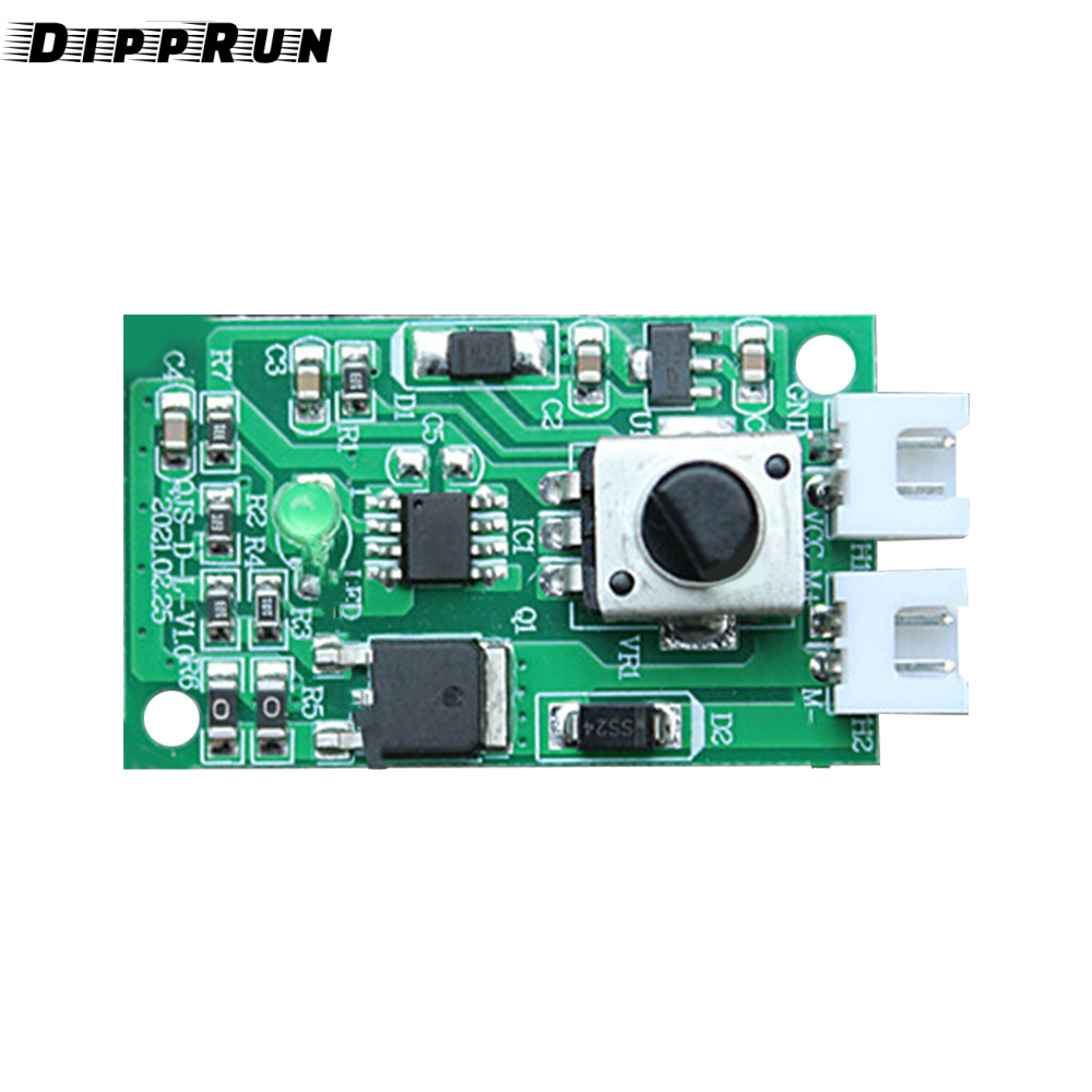 DIPPRUN DC7-12V PWM DC Motor Speed Controller Module Adjustable Speed PWM Electronic Governor Controller Regulation Switch 10A