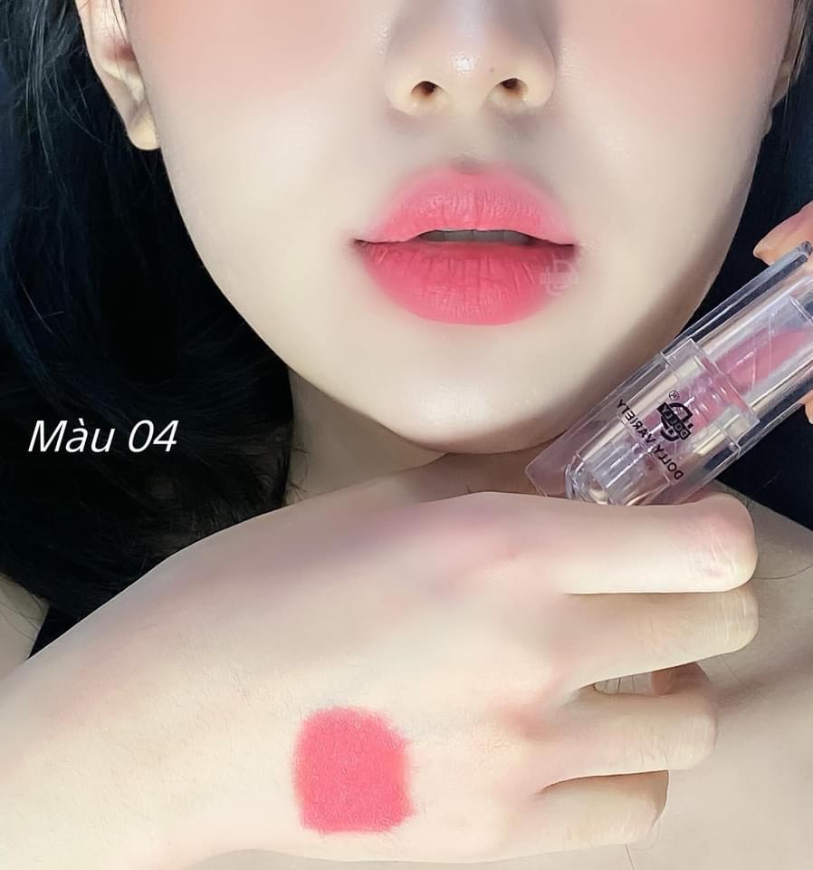 Son thỏi lì siêu mịn môi DOLLY VARIETY [Màu  Hồng phấn nude]