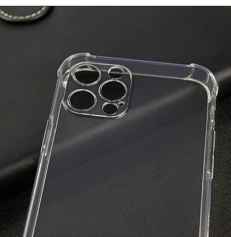 Soft Jelly Case for iPhone12 Mini iPhone 11 Pro Max Clear Transparent Cover iPhone 12 Pro Max Shockproof Shell Skin