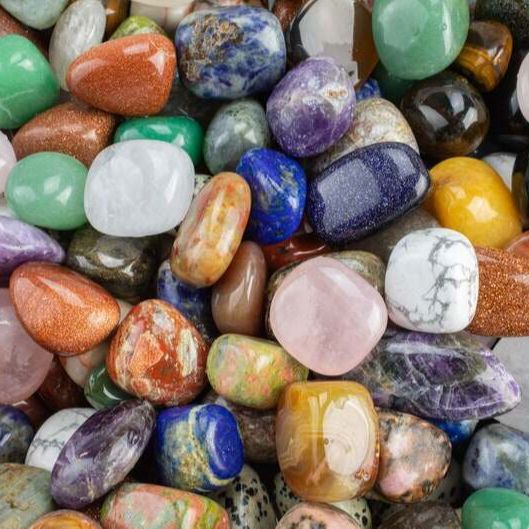 1.5-2.5cm Premium Crystal Crystals Medium Tumbled Stones Beautiful Mix Chakra Stones Natural Carnelian Rose Quartz Green Aventurine