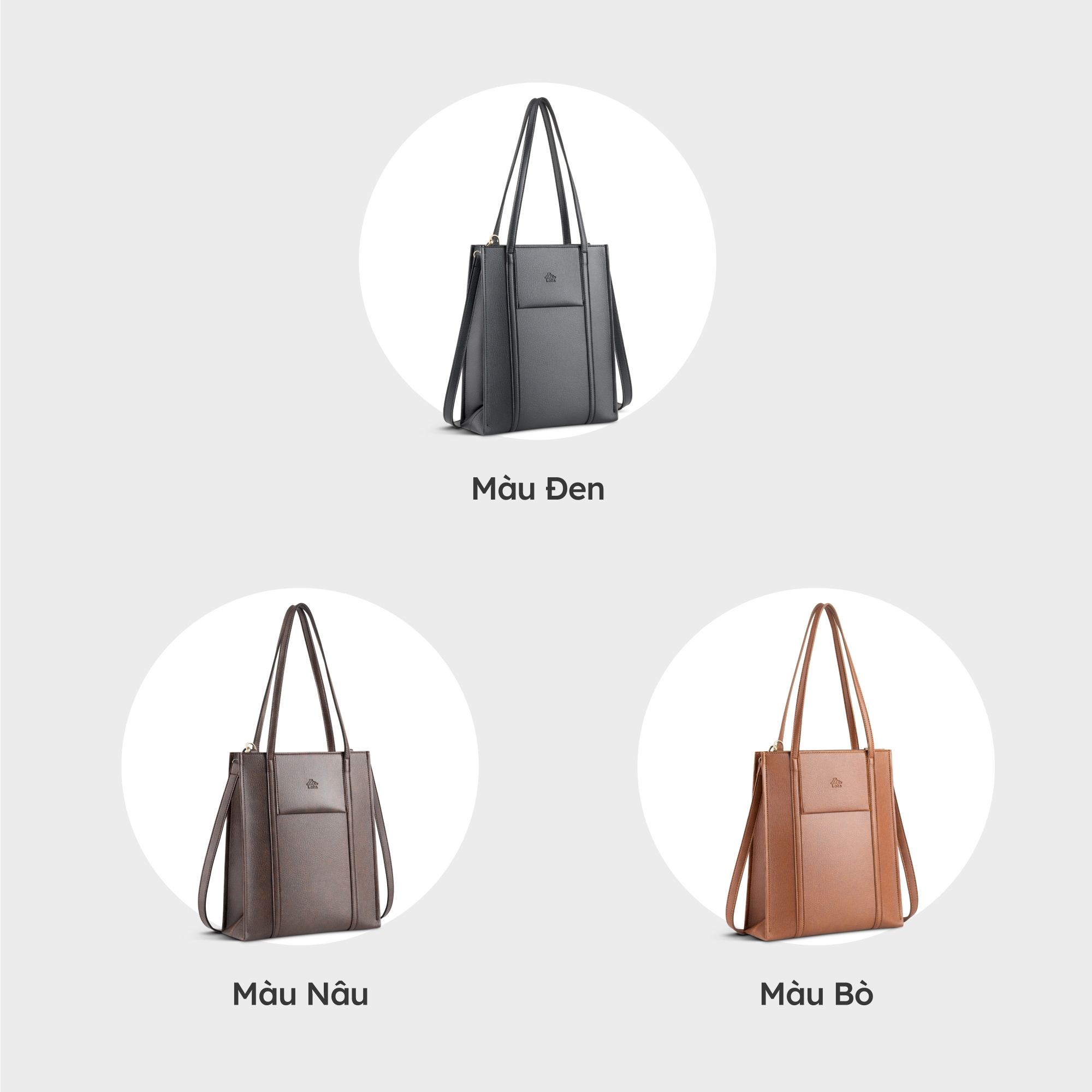 Túi Lata (Thời trang nữ đi làm cỡ lớn - Túi xách da TX19)