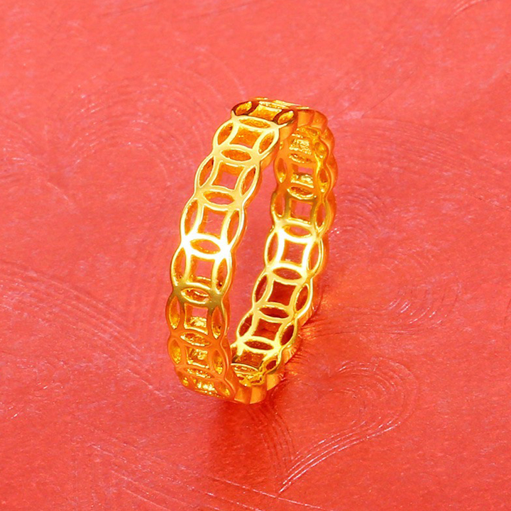 Ring needle male money female edition to titanium plating Gold non 10K, 18K, 24k real high-end (not tarnish Black)-Jewelry Hava Hong Kong