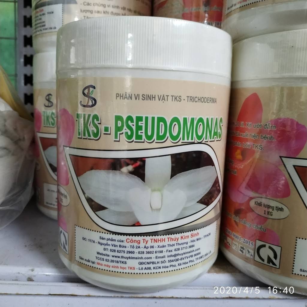 PHÂN VI SINH TSK-PSEUDOMONAS ( lọ 1kg ) DÙNG CHO HOA LAN , CUNG CẤP VI LƯỢNG CHO CÂY