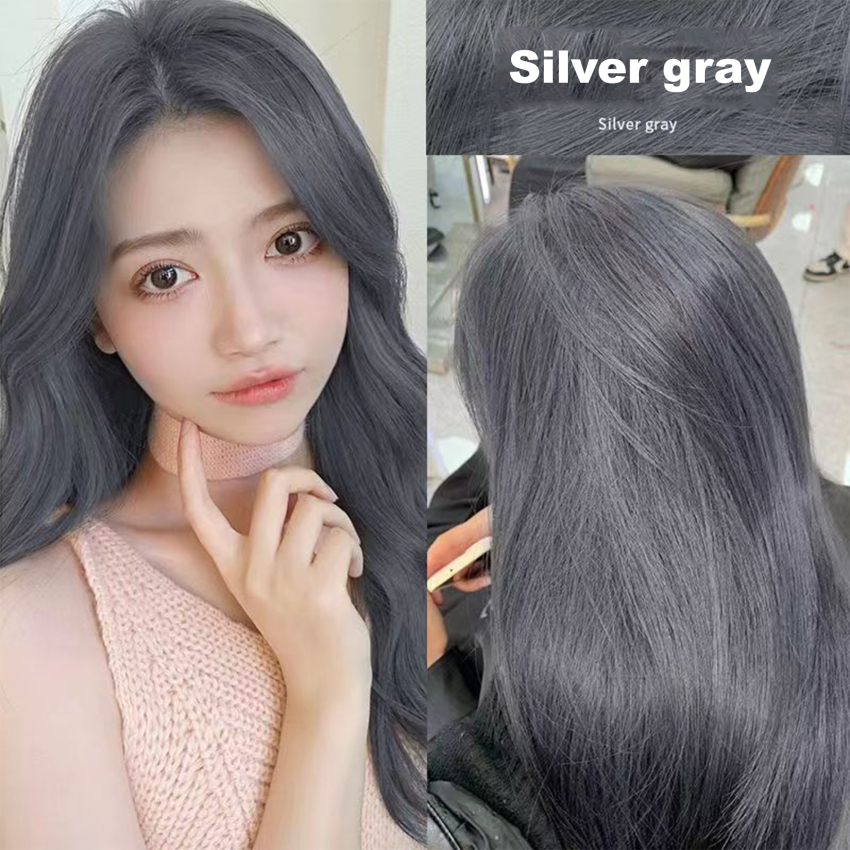 MOKERU Organic Natural Hair Dye Ginseng Extract Black Hair Color Dye Shampoo For Cover Gray White Hair Professional Dye Permanent