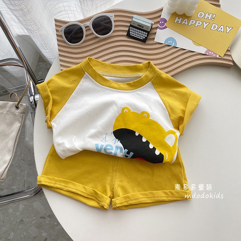 bộ thun cộc tay cho bé 8-18kg