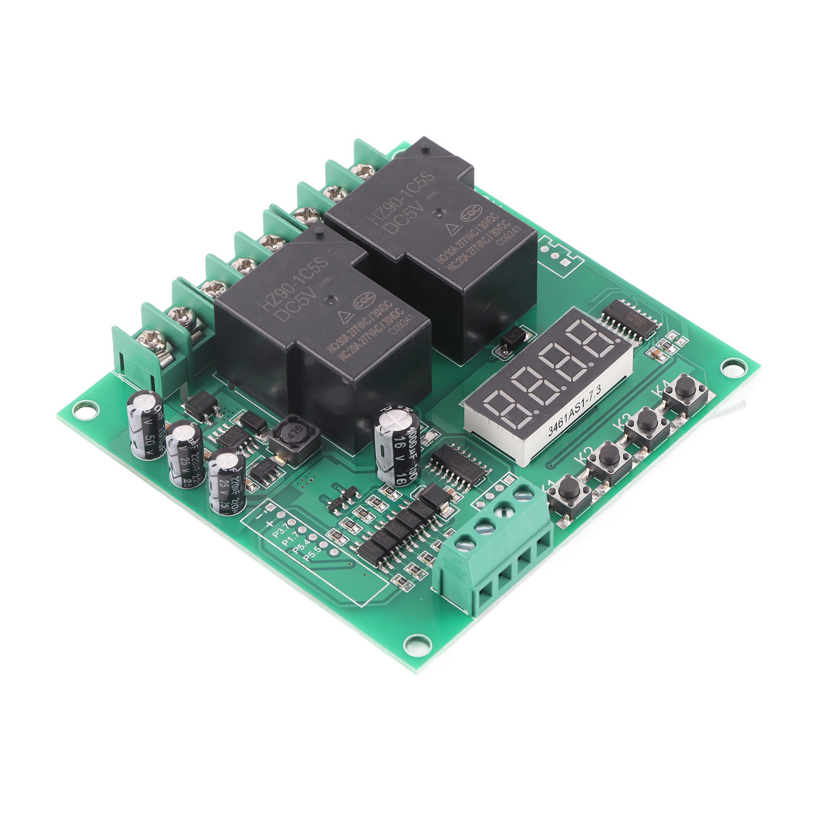 YYB-5 12v 24v Motor Forward/Reverse Control Board Two-way Relay Delay Timing Cycle Module
