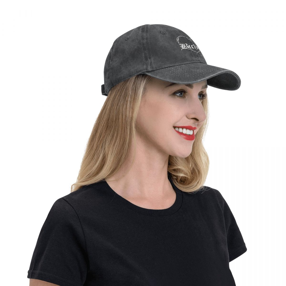 【Hengli jewelry story】Karol G Bichota Heart Trucker Hats Stuff Retro Washed Rapper Baseball Cap For Men. 
