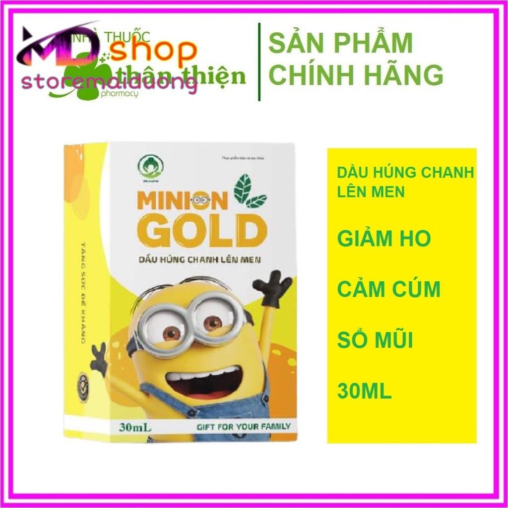 Tinh dau hung chanh MINION GOLD