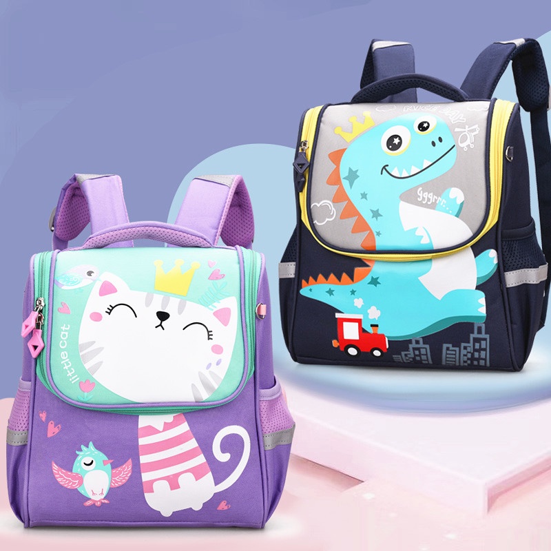 CHIFIGNO Toddler Backpack For Boys & Girls - 10.6x12.6 Inch School Bag With Chest Strap, 3-7 Years