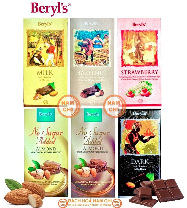 [THANH 85G] Socola Beryl's Thanh 85G Có Đủ Vị - Malaysia