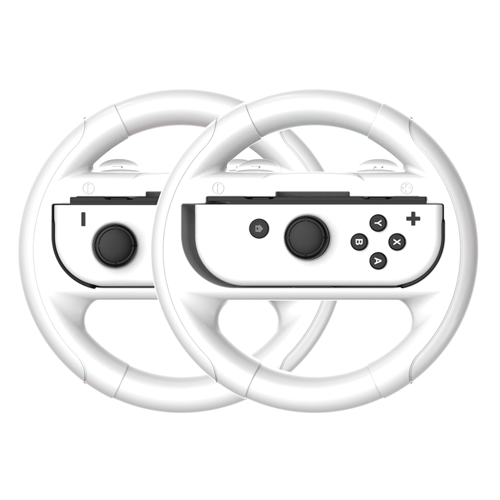 2 Pcs Gaming Racing Steering Wheel Grip For Nintendo Switch Oled Joy ...
