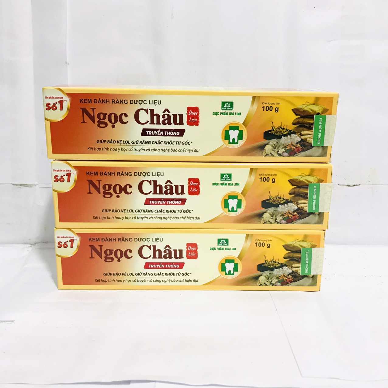 Kem đánh răng dược liệu Ngọc Châu (100G-170g)