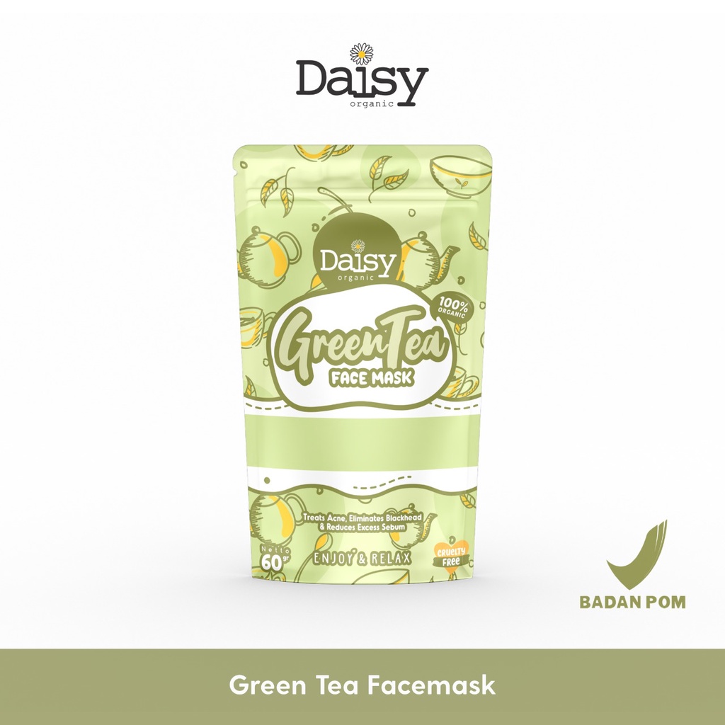 organic green tea face mask