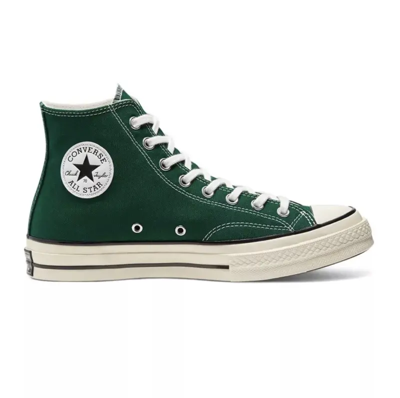 ภาพหน้าปกสินค้ารองเท้าผ้าใบหุ้มข้อ Converse All Star สีเขียว จากร้าน PIDKILL บน Lazada