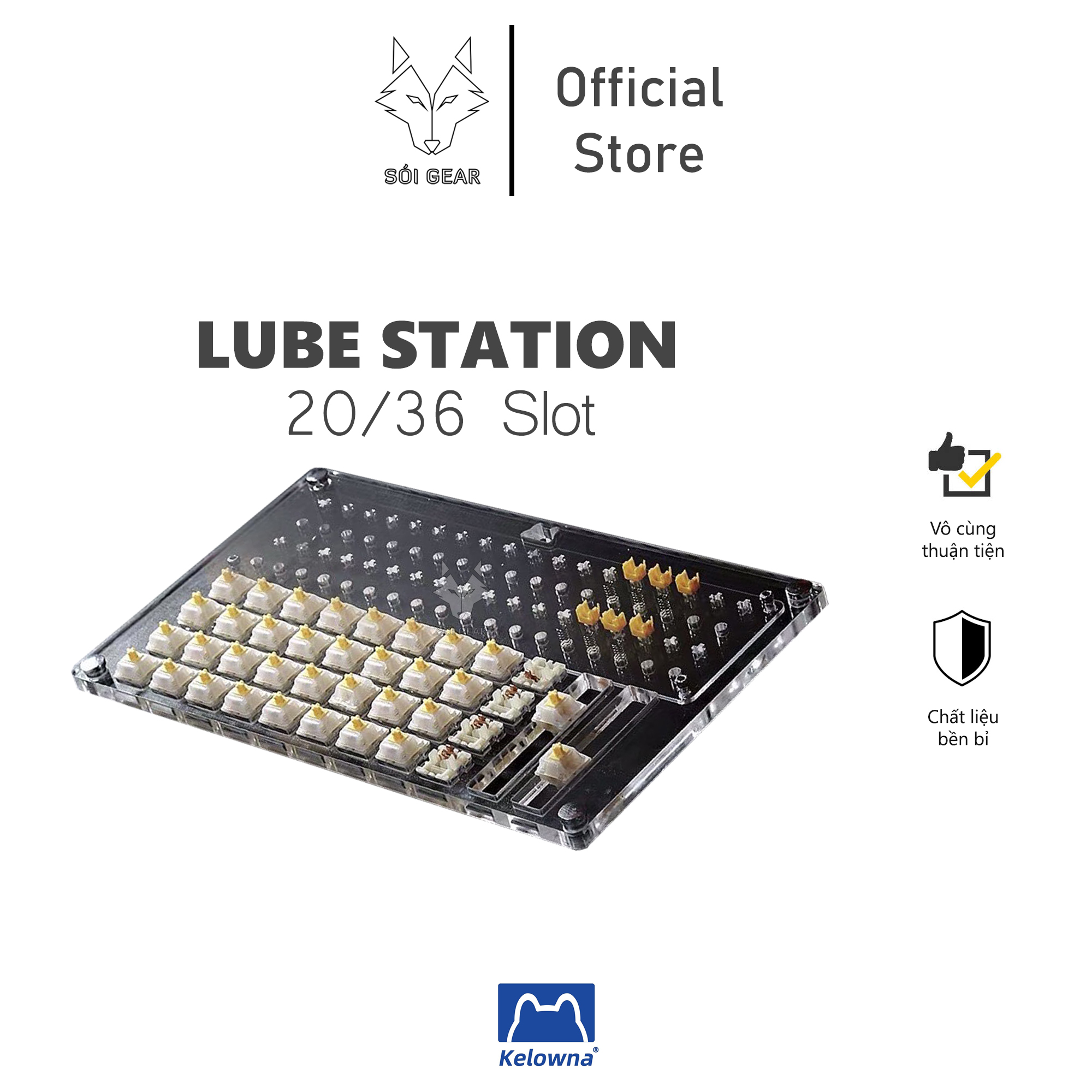 Khay lube switch ban phím cơ - Lube station 20 slot hoặc 36 slot5