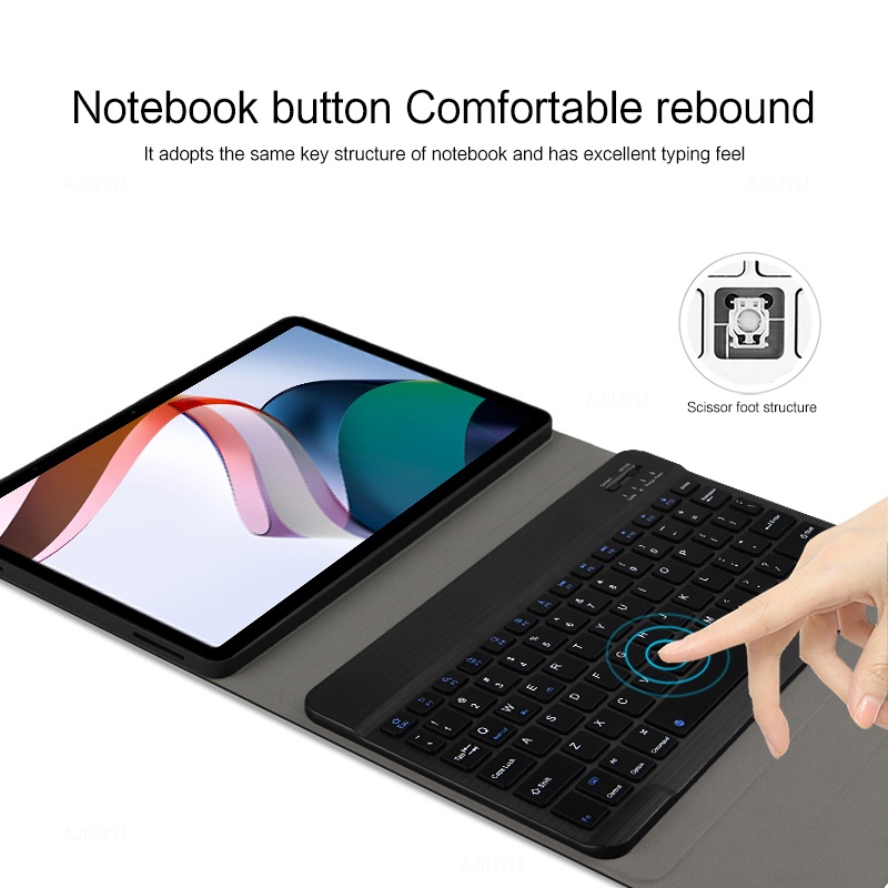 Smart Keyboard Case For Xiaomi Redmi Pad SE 11'' 2023 Tablet Bluetooth Keyboard Protective Cover Case