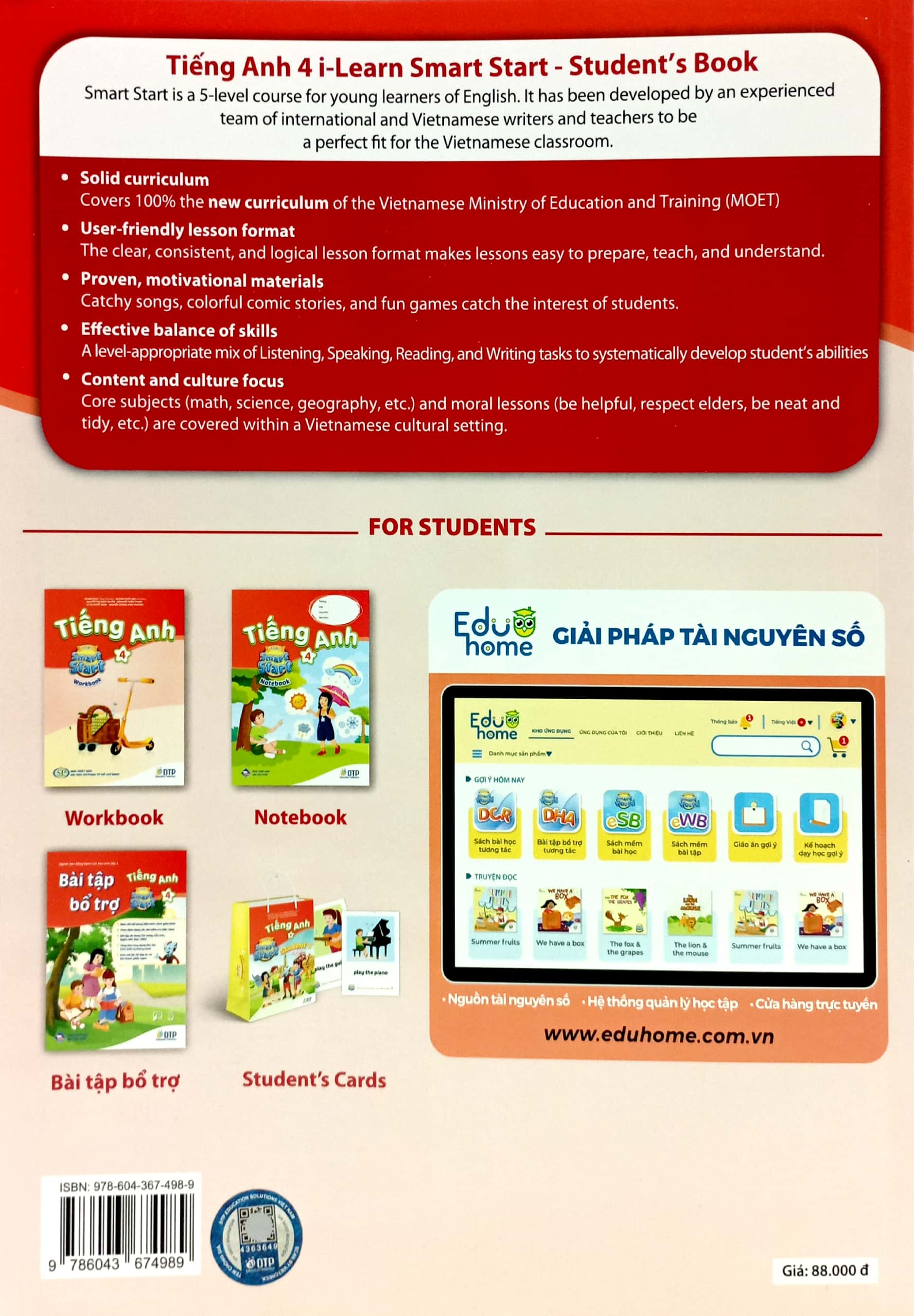 Sách Fahasa - i-Learn Smart Start 4 Student Book (2023)