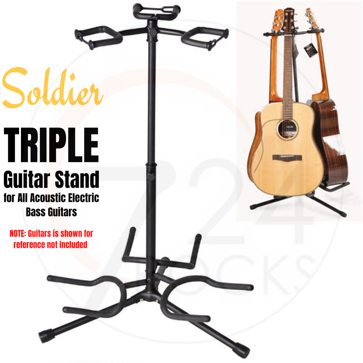 stand gitar triple