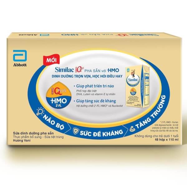 Thùng sữa bột pha sẵn Similac 4 110ml (48  hộp x 110ml) - HSD mới