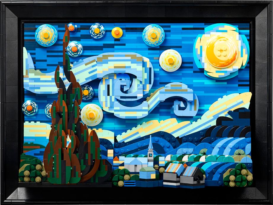 lego vincent van gogh starry night