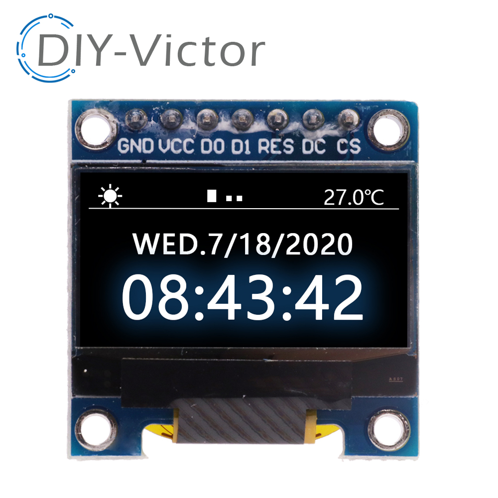 0.96 inch IIC Serial 4pin 7Pin White/Blue/ OLED Display Module 128X64 I2C SSD1306 LCD Screen Board for arduino oled. 