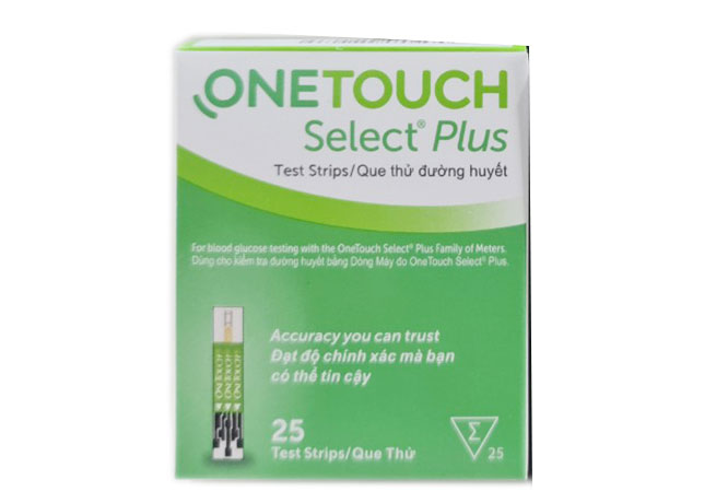 ONETOUCH SELECT PLUS 25 que - Que thử đường huyết của máy Onetouch Select Plus Simple (Chính hãng One Touch)